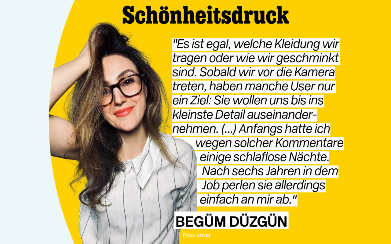 Presenterinnen unter Schönheitsdruck: Begüm Düzgün