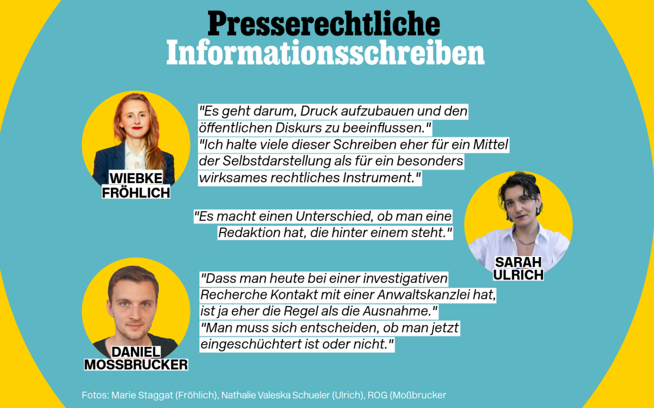 Presserechtliche Informationsschreiben: PR-Ping-Pong um Schuld und Unschuld