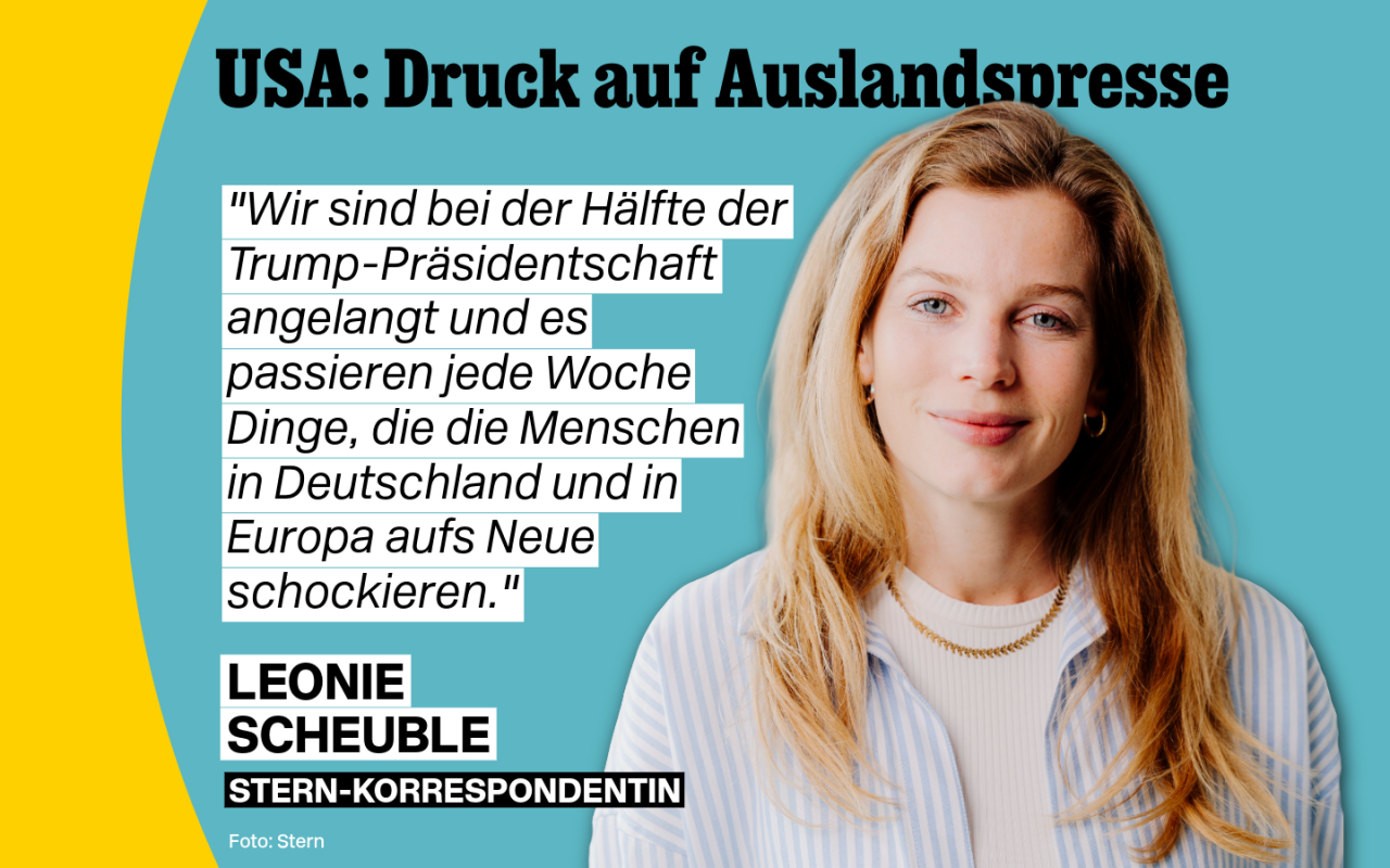 Leonie Scheuble in Washington: "Das kennen wir so aus den USA nicht, das erleben wir zum ersten Mal und das sollte uns definitiv Sorgen machen"
